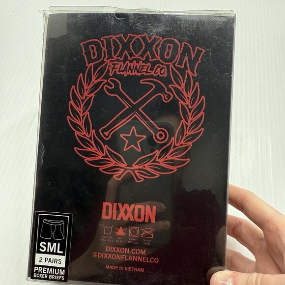 Dixxon Boxer Briefs Men’s Small Black Red 2 Pairs Premium Underwear NWT Comfy - Picture 4 of 4